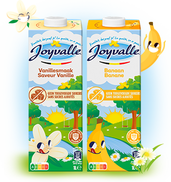 Joyvalle® Banane etJoyvalle® Saveur Vanille